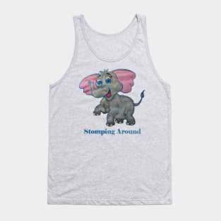 Stomping Around - Elephant Tank Top